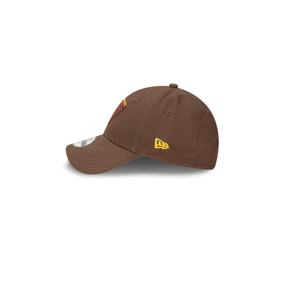 Hawthorn Hawks Kids Hat - AFL Official Team Colour Brown 9Forty Kids Strapback Cap - New Era
